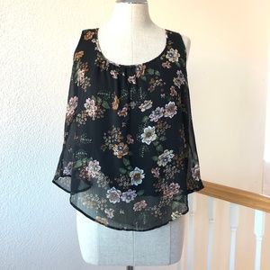 Ambiance- Floral Sheer Blouse